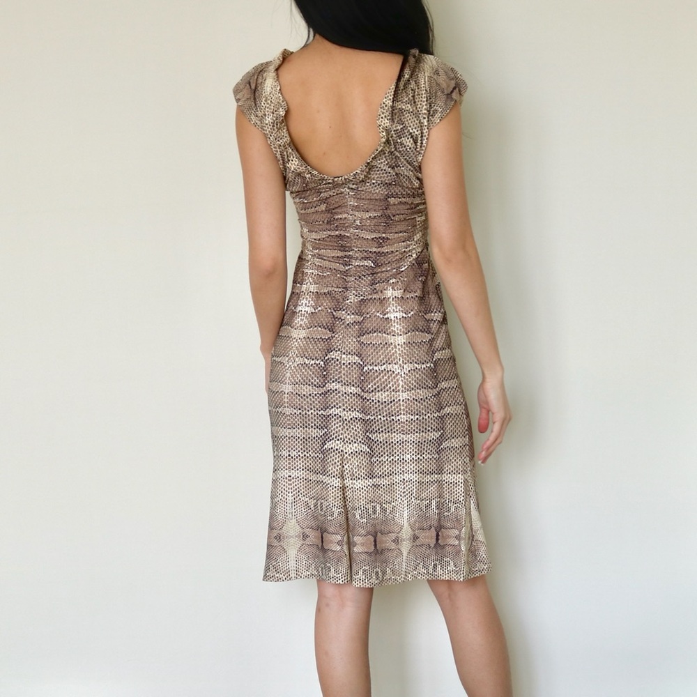 2007 ROBERTO CAVALLI ANIMAL PRINT DRESS - Picture 2 of 9